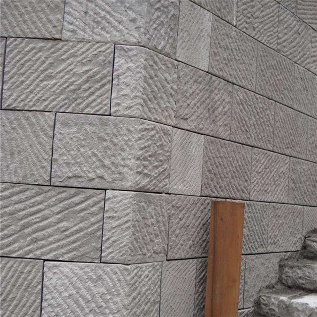 grey sandstone wall